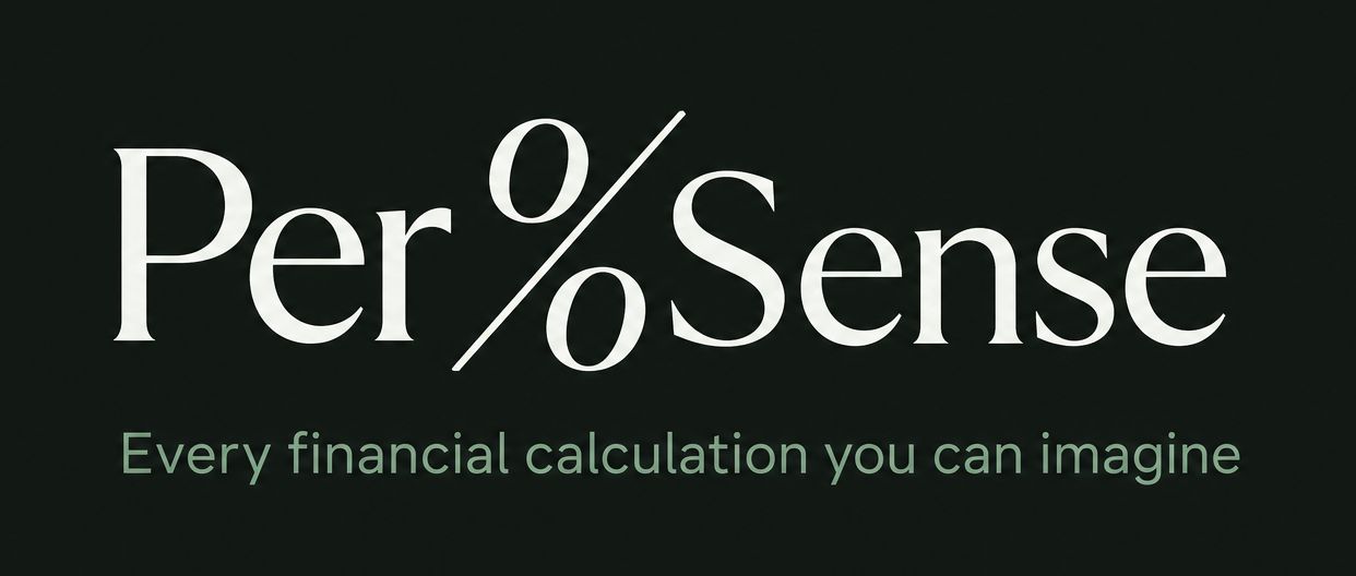 Per%Sense — Every financial calculation you can imagine